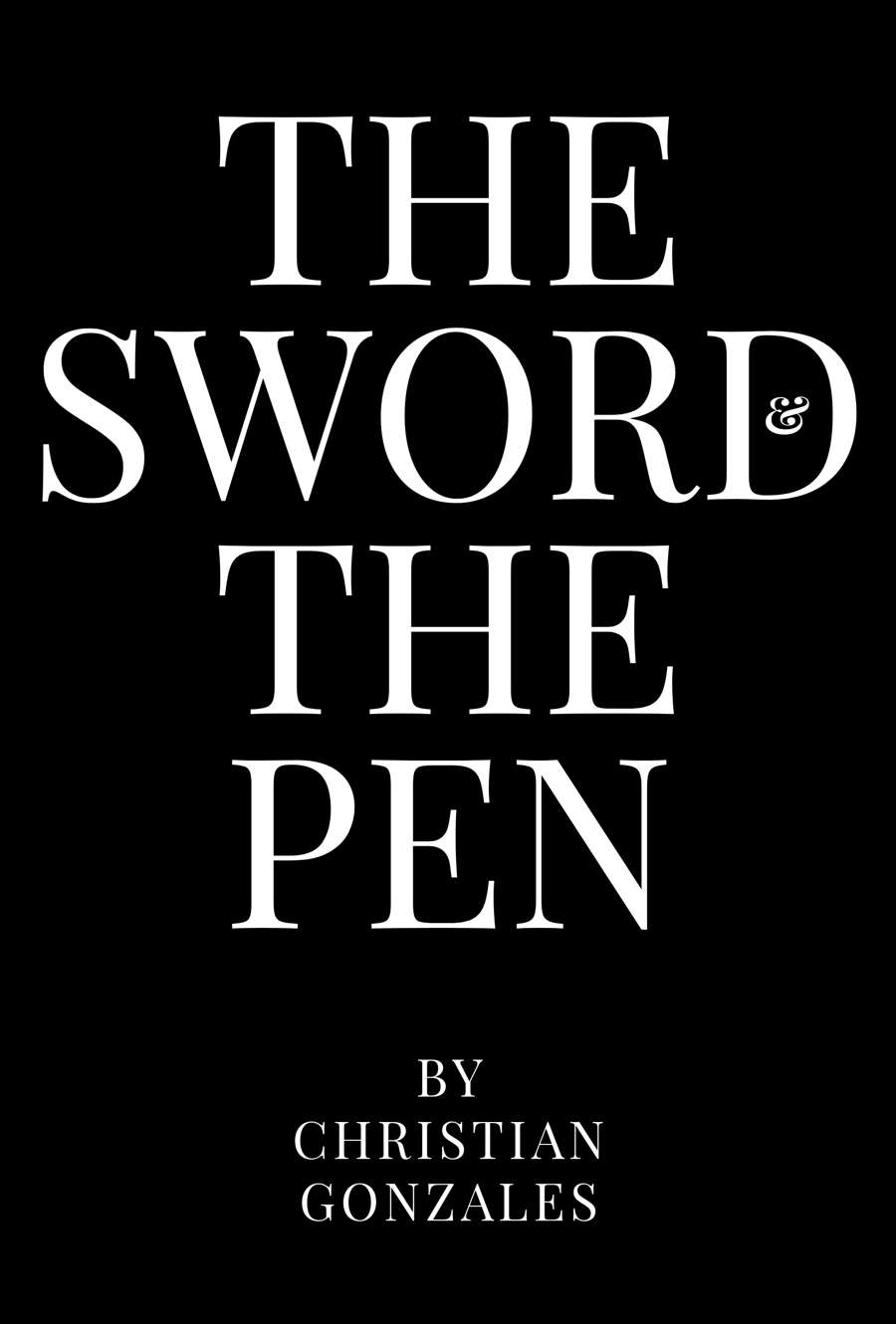 The Sword and the Pen book cover by Christian Gonzales
